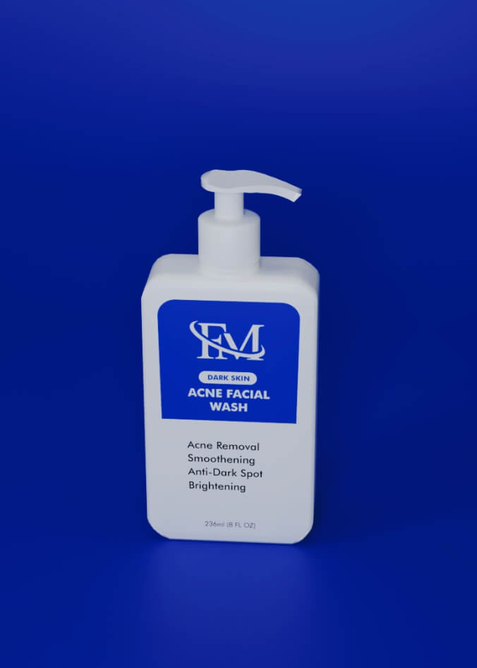 Dark Skin Acne Facial Wash
